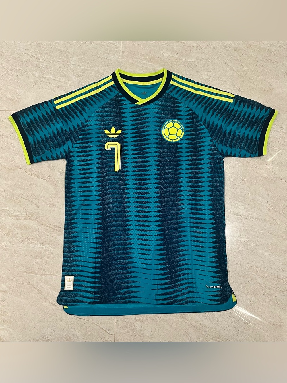 Colombia 2026 world cup away player version - Luis Diaz #7 SIZE LARGE